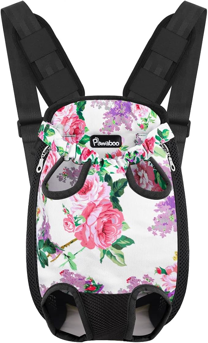 Pawaboo Adjustable Dog Carrier Purses, Pet Front Cat Travel Bag Dog Carrier by Pawaboo