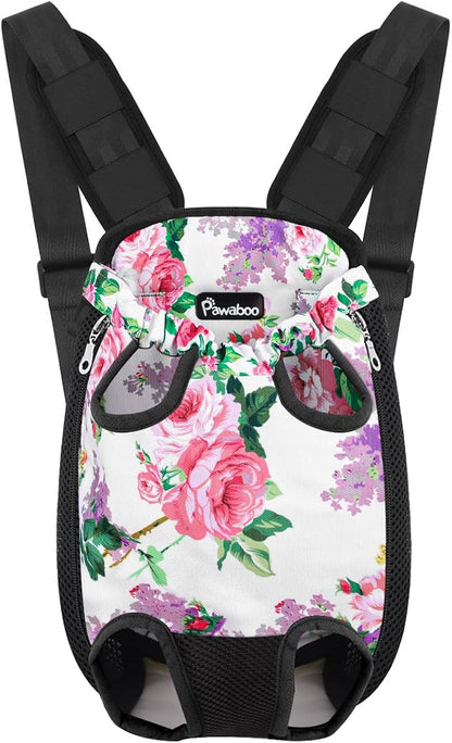 Pawaboo Adjustable Dog Carrier Purses, Pet Front Cat Travel Bag Dog Carrier by Pawaboo