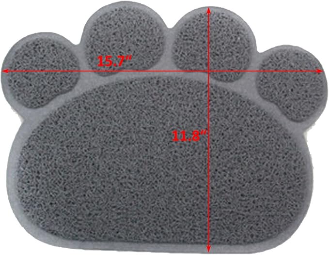 PVC Pet Dog Cat Puppy Kitten Dish Bowl Food Water Feeding Placemat, Non-Slip - Image 5