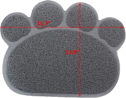 PVC Pet Dog Cat Puppy Kitten Dish Bowl Food Water Feeding Placemat, Non-Slip - Image 5