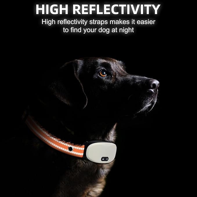 Collar Replacement Strap, Reflective Replacement Nylon Collar Strap Dog GPS - Image 2