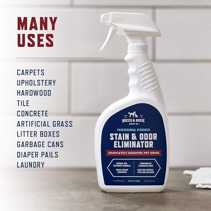 Rocco & Roxie Supply Co. Stain & Strong Odor Eliminator, Enzyme Cleaner - Image 3