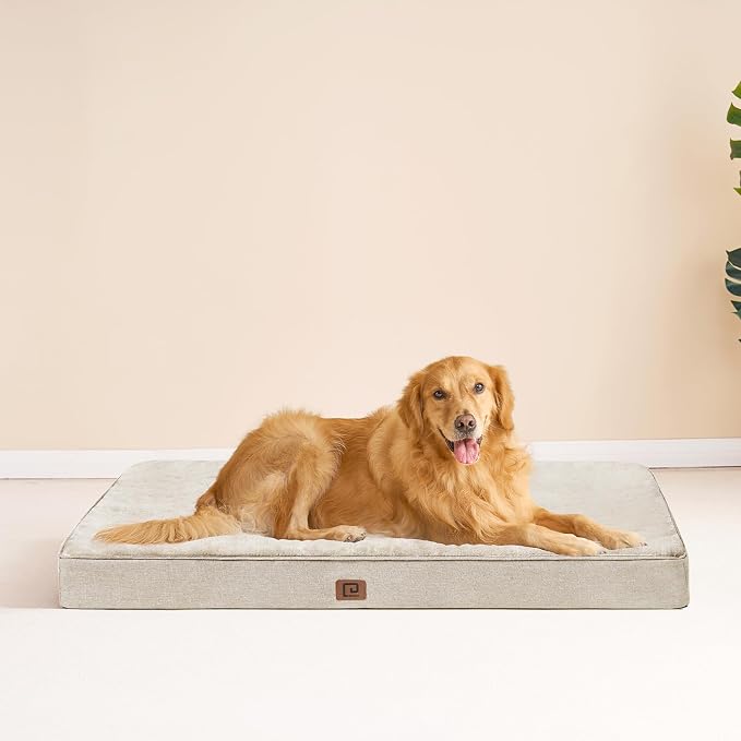 EHEYCIGA Waterproof Dog Bed Orthopedic 47"x29", Memory Foam Pet Bed - Image 8
