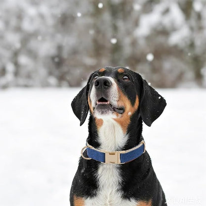 Soft Cotton Hemp Dog Collar - Image 4