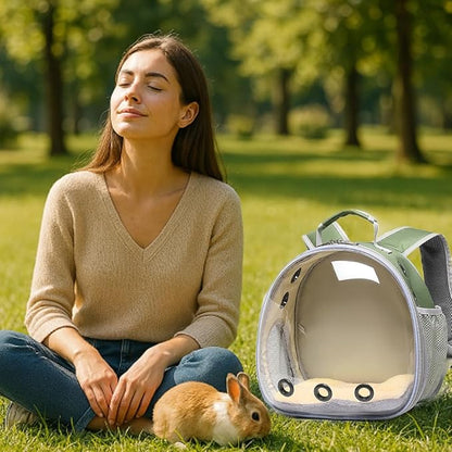 Bunny Carrier, Guinea Pig Carrier, Small Animal Carrier Backpack - Image 5