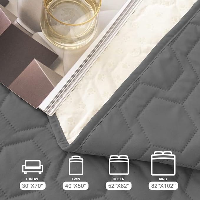 Waterproof and Anti-Slip Dog Bed Cover and Pet Blanket Sofa Pet Bed Mat ，car - Image 6