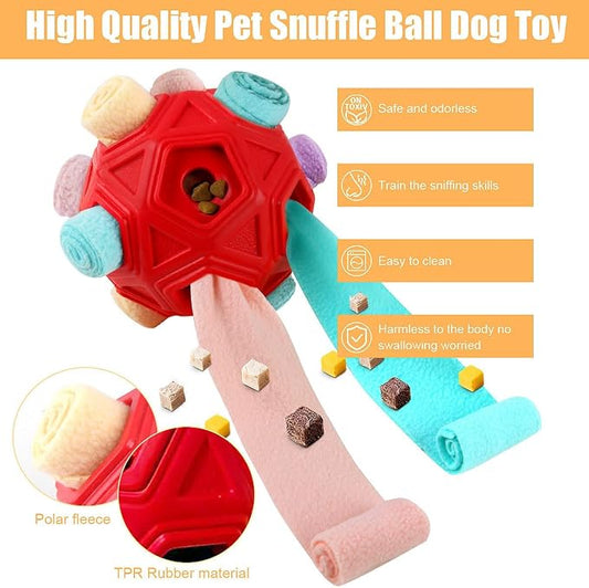 Dog Snuffle Ball-Interactive Puzzle Dog Toys Encourage Natural Foraging Skills - Image 2