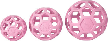 JW Pet HOL-ee Roller™, Dog Toy Puzzle Ball, Natural Rubber - Image 3