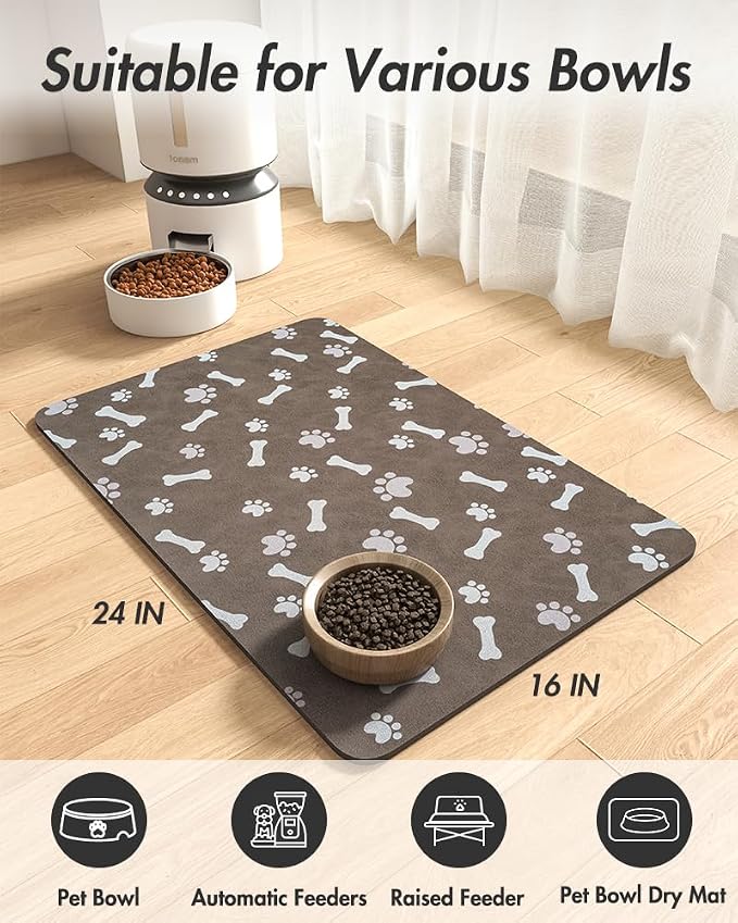 MontVoo Dog Food Mat-Pet Feeding Mat - Image 8