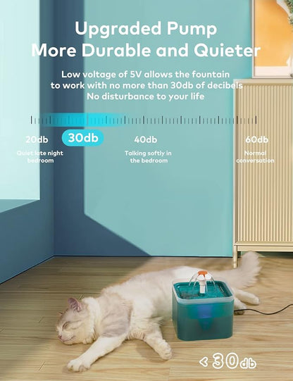 Cat Water Fountain for Drinking: Automatic Dog Bowl Dispenser - Image 4