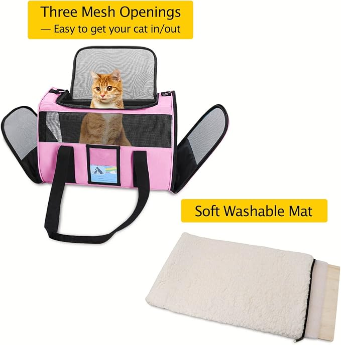 Refrze Pet Carrier Airline Approved, Cat Carriers - Image 3