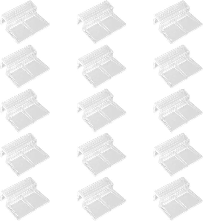 15 Pcs Rimless Aquarium Lid Clips by Unknown
