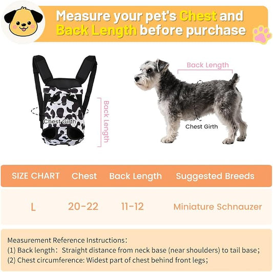 Inspack Dog Backpack Carrier/Cat Carrier, Adjustable Pet Front Carriers Travel - Image 2