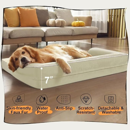 Large Dog Bed Orthopedic Washable: Extra Large Big Dog Bed - Image 6