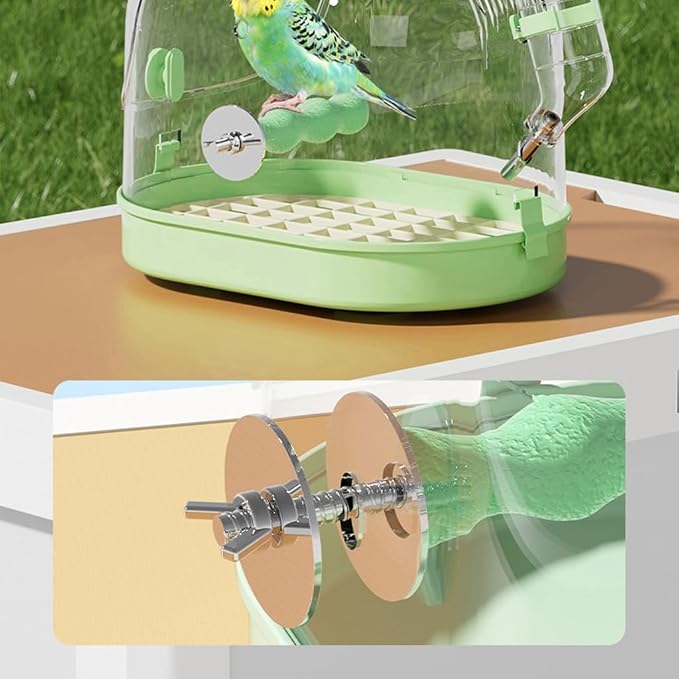 Versatile Birdcage for Travel Clear Bird Cage - Image 6