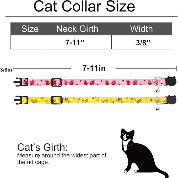 Cat Collar, 2 Pack Breakaway Collar - Image 4