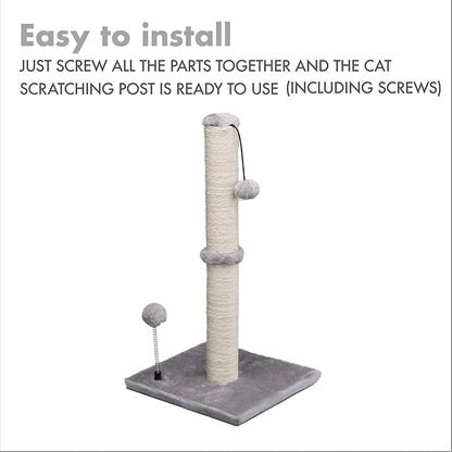 MECOOL Cat Scratching Post Premium Basics Kitten Scratcher Sisal Scratch Posts - Image 7