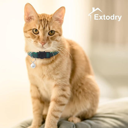 6 Pack Classic Plaid Cat Collars - Image 6