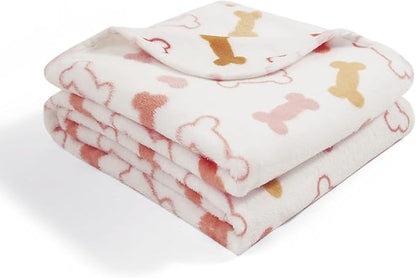 Allisandro Luxurious Dog Blanket, 350 GSM Super Fuzzy Microplush Fleece Pet by ALLISANDRO