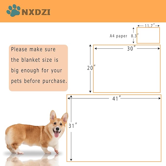 Dog Blankets for Medium Large Dogs Washable, 3 Pack Pet Blanket Washable 41" x - Image 5