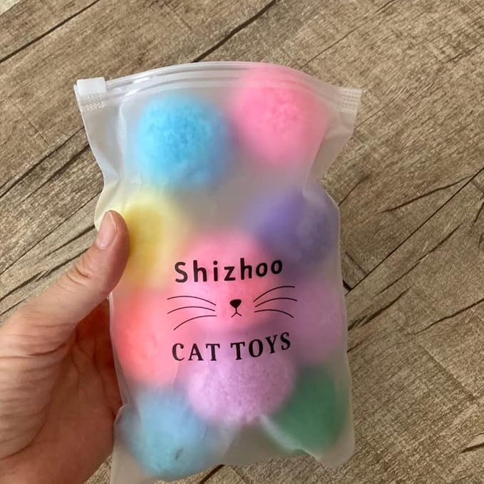 Premium Soft Pom Pom Balls for Kittens - Image 7