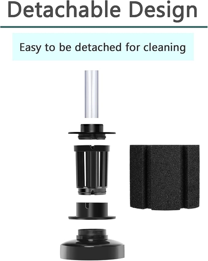 AQUANEAT 3 Pack Aquarium Bio Sponge Filter Breeding Fry Betta Shrimp Nano Fish - Image 3