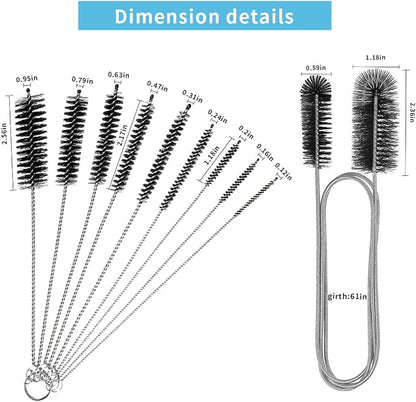 10PCS Flexible Drain Brush Straw Cleaner Brush Set, Pipe Cleaners Brush - Image 7