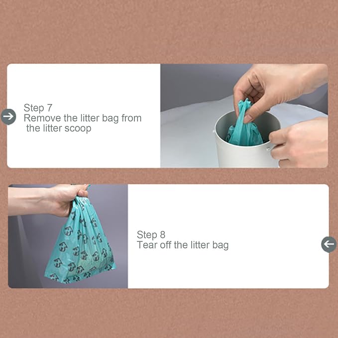Cat Litter Scoop with Integrated Detachable Deep Shovel – Leakproof Pooper - Image 6
