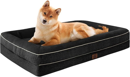 Waterproof Memory Foam Dog Beds by TaiBest