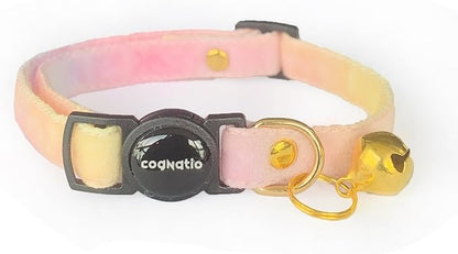 Safety Quick Release Cat Collars, Double Velvet by Cognatio