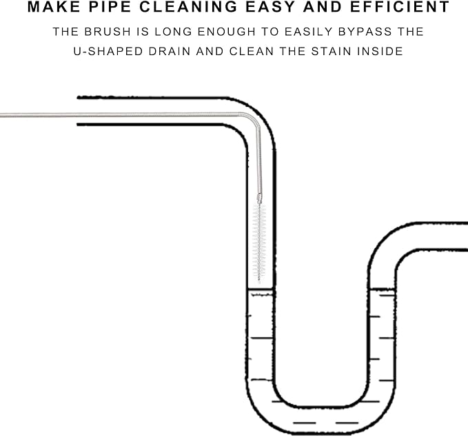 CiaraQ Bottle Cleaning Brushes, 8 Inch Nylon Tube Brush Set & A Flexible Long - Image 6
