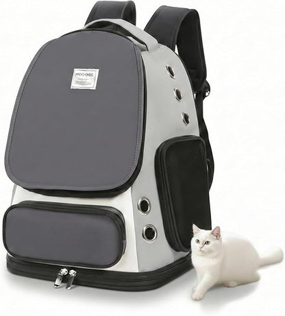 Cat Backpack Carrier, TSA Airline Approved Pet Travel Bag by GixDix