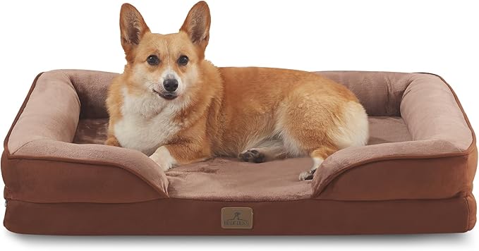 Bedfolks Orthopedic Dog Bed, Waterproof Dog Sofa Bed by Bedfolks