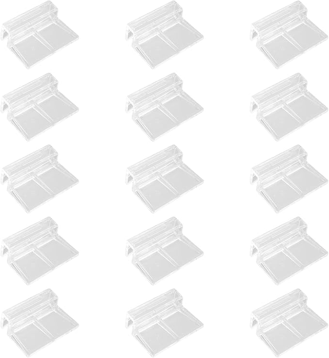 15 Pcs Rimless Aquarium Lid Clips by Unknown
