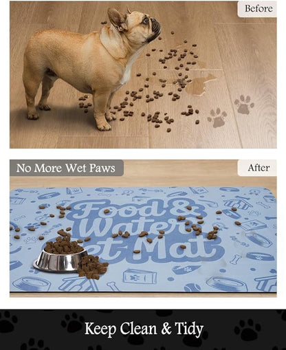 Pet Feeding Mat-Absorbent Dog Mat - Image 3
