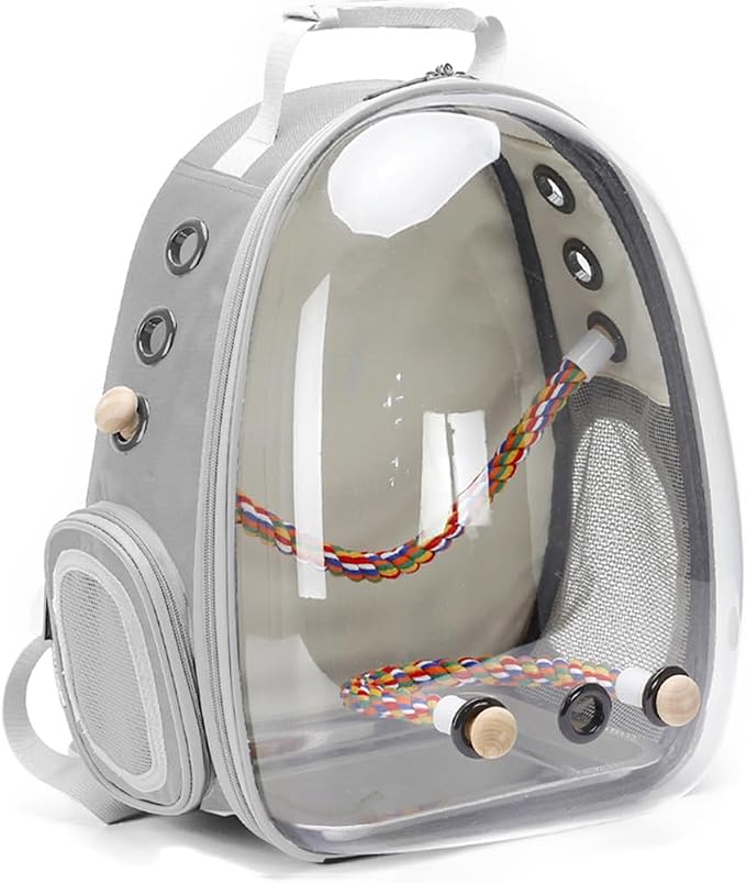 Bird Traval Carrier Cage, Vet Transport School Bag by halinfer