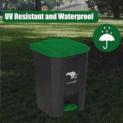 Yatmung 20L/5Gallon Dog Poop Trash Can Outside - Image 3