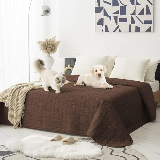 Waterproof and Anti-Slip Dog Bed Cover and Pet Blanket Sofa Pet Bed Mat car by TcksstexFauxFurDogBedCover