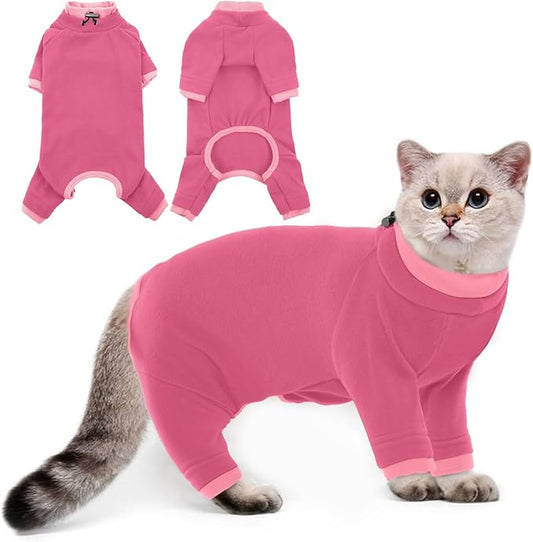 PUMYPOREITY Cat Recovery Suit, Stops Wound Licking After Surgery, Sticky Hair by PUMYPOREITY