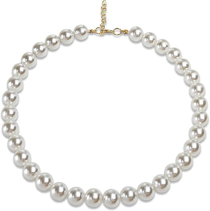 Chunky Pearl Dog Collar Large Breed, Adjustable Dog Necklace, Beaded Dog Collar - Image 7