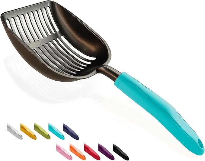 WePet Cat Litter Scoop, Non-Stick Plated Aluminum Alloy Sifter, Kitty Durable by WePet