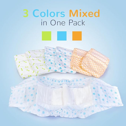 Pet Soft Disposable Male Dog Wraps - Image 2