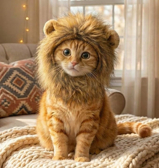 Lion Mane Costume for Cats by OMG+Adorables