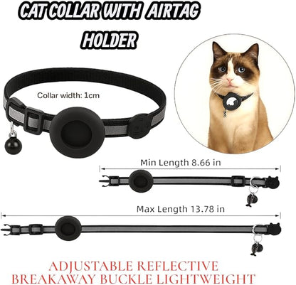 AirTag Cat Collar Breakaway – Reflective Kitten Collar - Image 2