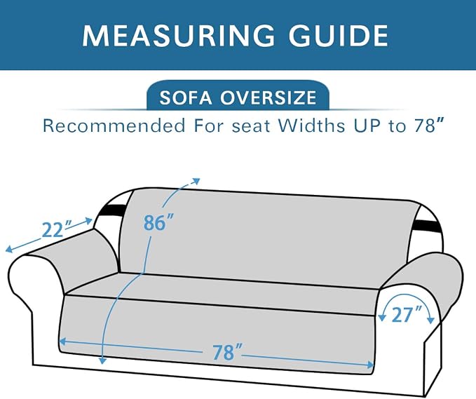 H.VERSAILTEX Reversible Sofa Slipcover Furniture Protector Water Resistant 2" - Image 2