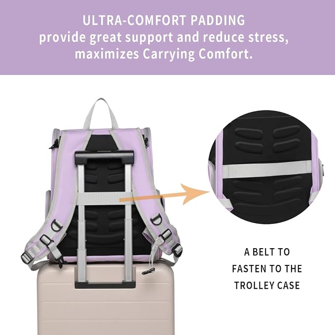 Cat Backpack Carrier for Small Dogs and Medium cat Puppy Kitten Bunny Pet - Image 7