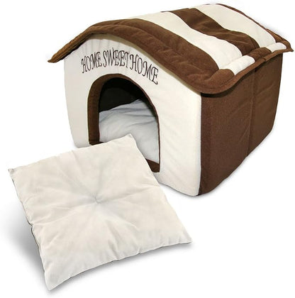 Best Pet Supplies Dog House Bed Crate Mat Tent Indoor Round Soft Plush - Image 2
