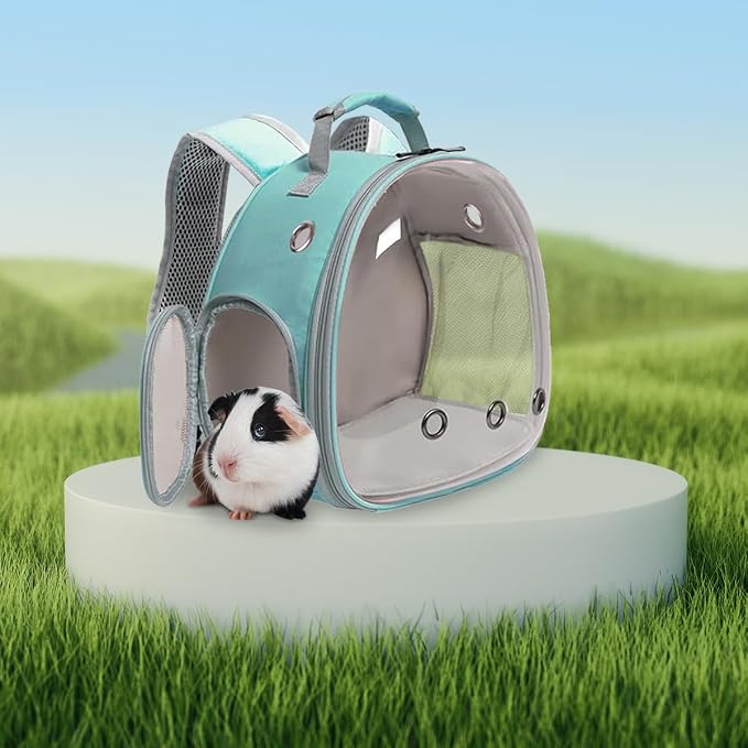 Guinea Pig Backpack, Space Capsule Bubble Window Small Animal Backpack - Image 6