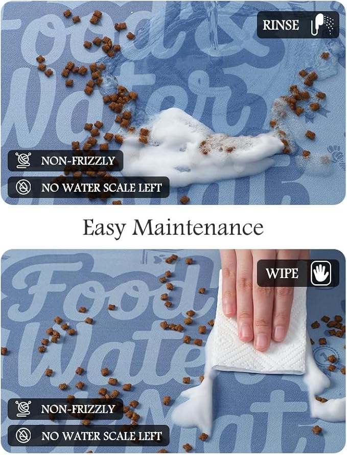 Pet Feeding Mat-Absorbent Dog Mat - Image 4