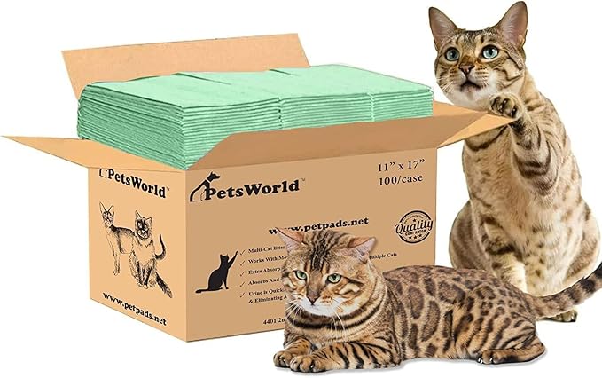 PETSWORLD Multi Cat Pad Refills by PETSWORLDsupplyforpets